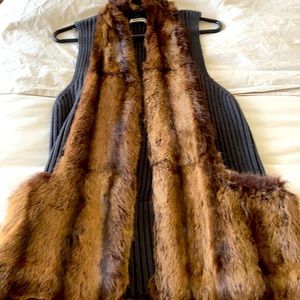Vintage Zadig & Voltaire Deluxe real fur vest